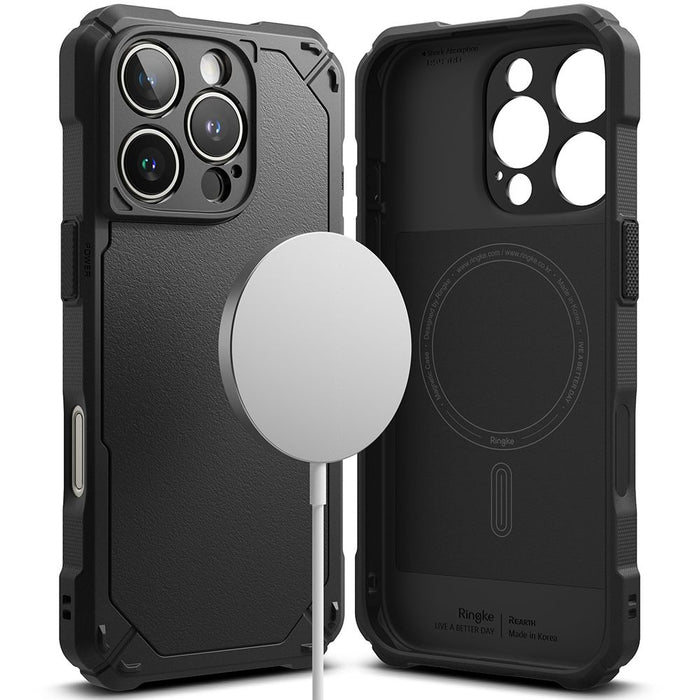 Ringke Rugged Gear MagSafe iPhone 16 Pro Max Case - Black