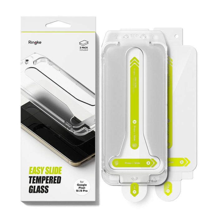 Ringke Easy Slide Tempered Glass 2-pack for Google Pixel 9 / 9 Pro