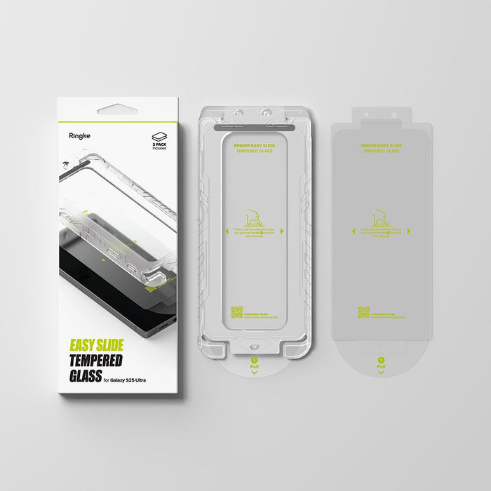 Ringke Easy Slide 2-pack tempered glass for Samsung Galaxy S25 Ultra