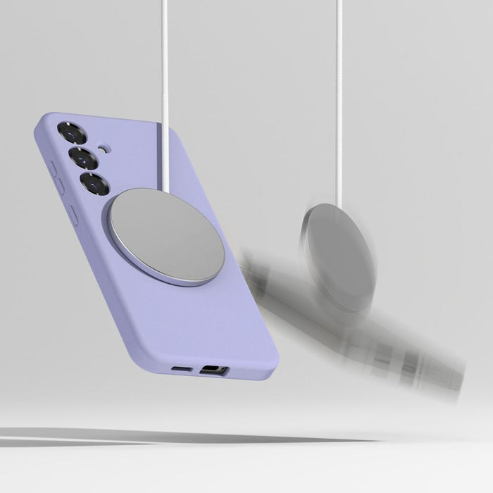 Ringke Silicone MagSafe Case for Samsung Galaxy S25 - Purple