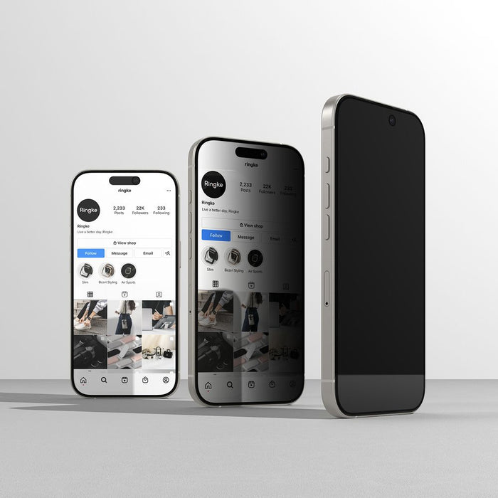 Ringke Easy Slide 2-pack Privacy Glass for Samsung Galaxy S25