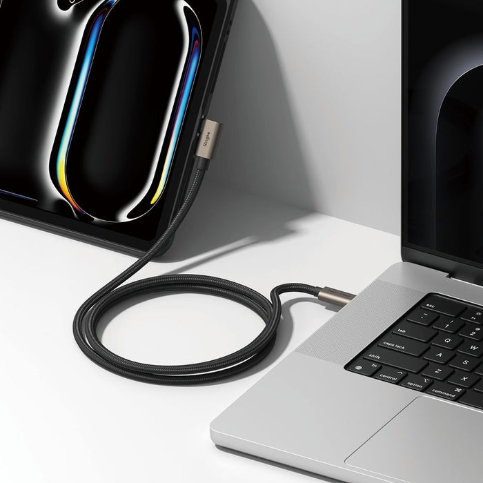 Ringke 3.2 gen. 2x2 USB-C, PD 3.1 240W 2m angled cable - black