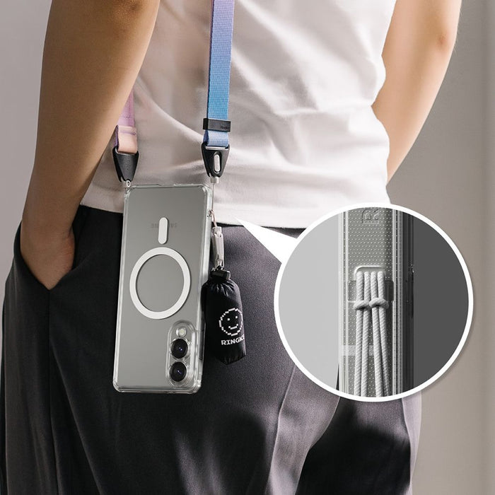 Ringke Fusion Magnetic MagSafe Case for Samsung Galaxy S25 Edge - Clear