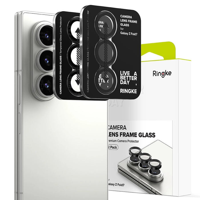 Ringke Camera Frame Protector 2-pack for Samsung Galaxy Z Fold 7 - Black