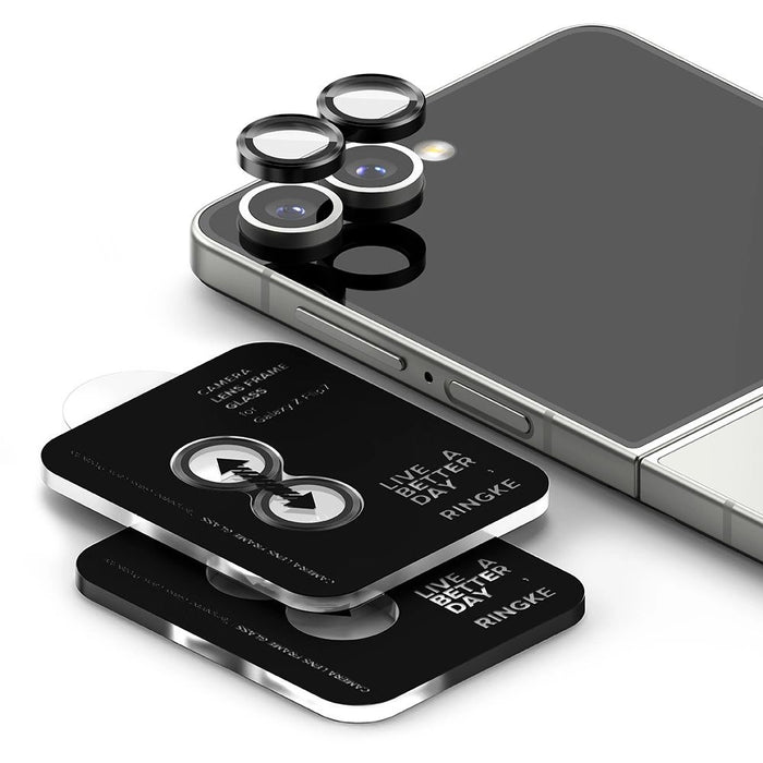 Ringke Camera Frame Protector 2-pack for Samsung Galaxy Z Flip 7 - Black