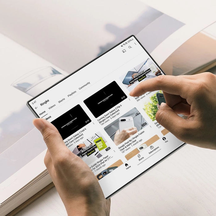 Ringke Dual Easy Pro 2-pack protective film for Samsung Galaxy Z Fold 7 - transparent