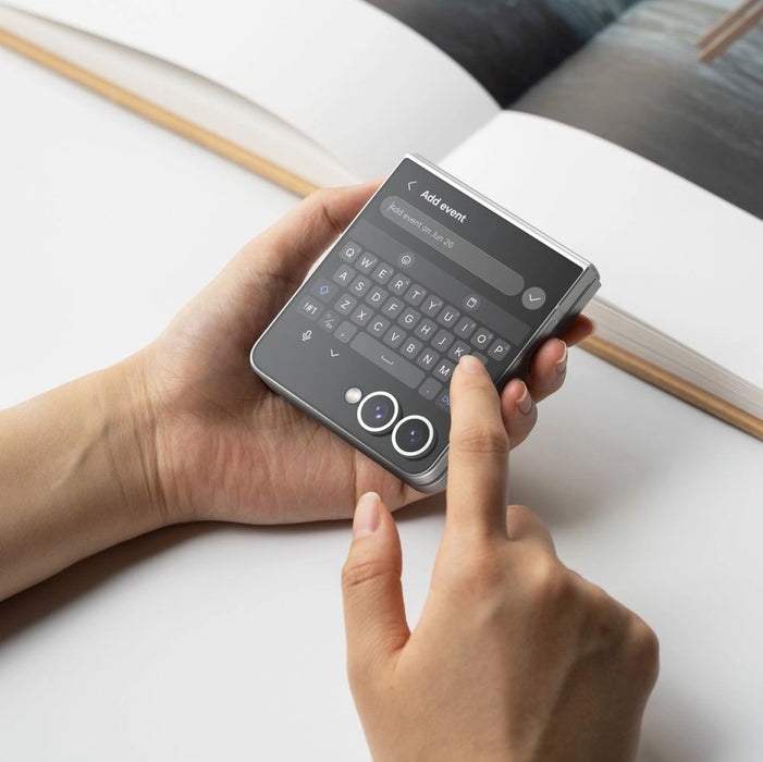 Ringke Cover Display Easy Slide Tempered Glass 2-pack for Samsung Galaxy Z Flip 7 - Transparent