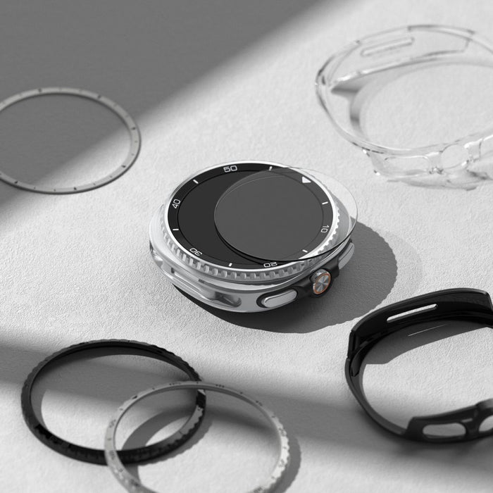 Ringke Tempered Glass Pro 2-pack for Samsung Galaxy Watch 8 46mm - transparent