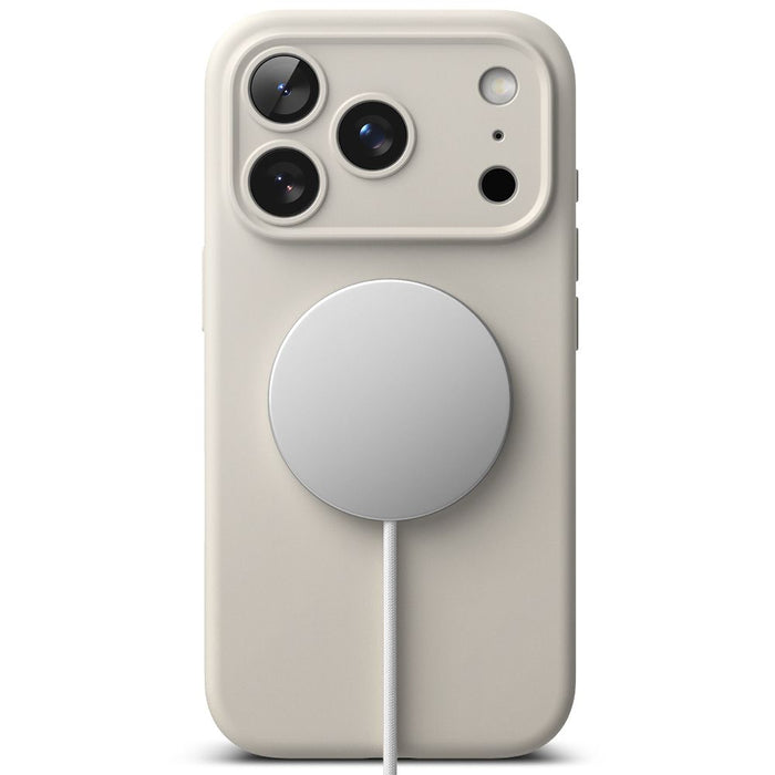 Ringke Silicone Magnetic MagSafe Case for iPhone 17 Pro Max - Beige