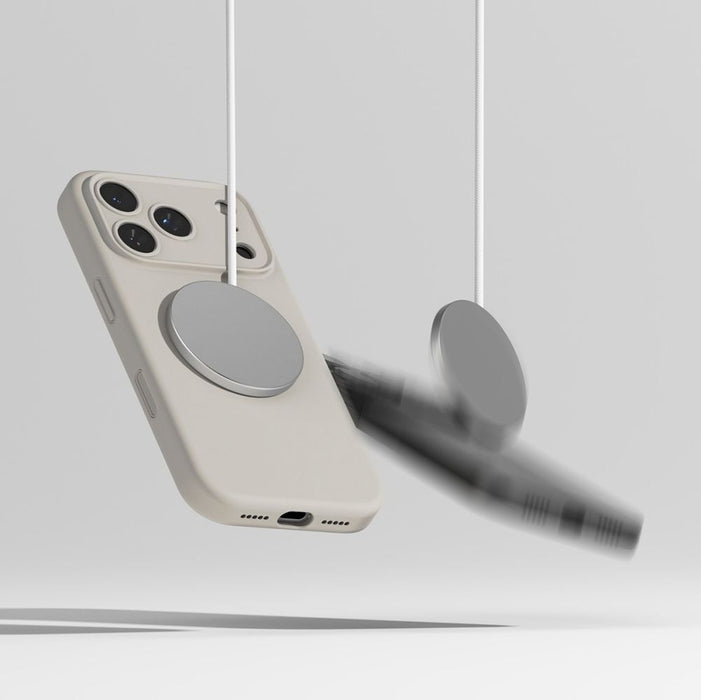Ringke Silicone Magnetic MagSafe Case for iPhone 17 Pro - Beige