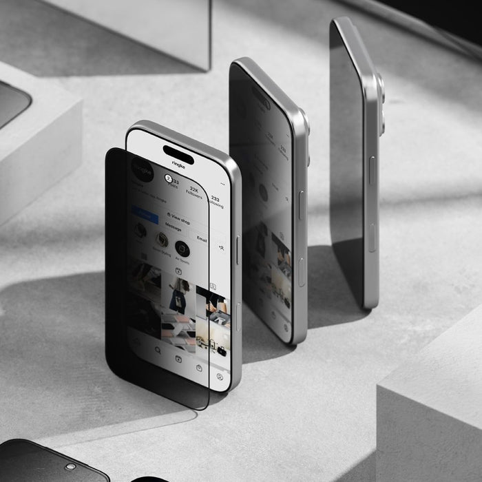 Ringke Easy Slide 2-pack Privacy Glass for iPhone 17 Pro Max