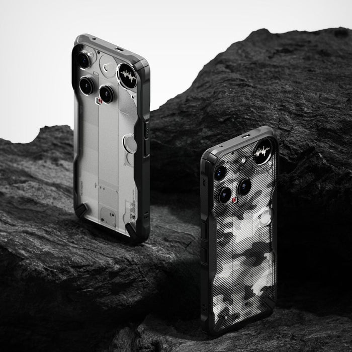 Ringke Fusion X Case for Nothing Phone 3 - Gray and Black