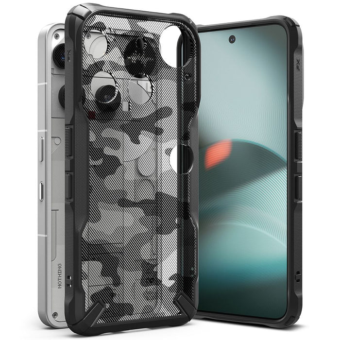 Ringke Fusion X Case for Nothing Phone 3 - Gray and Black