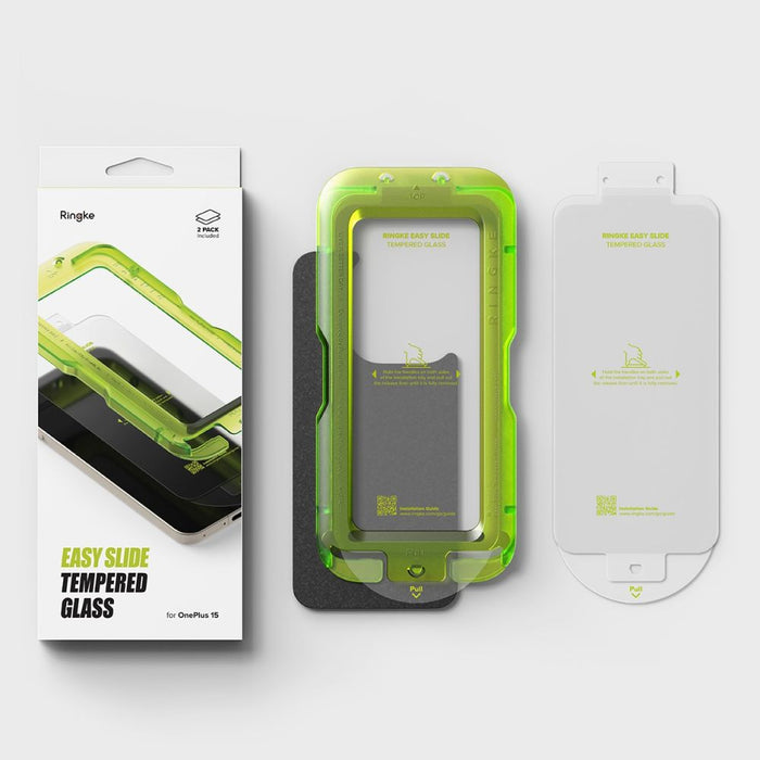 Ringke Easy Slide 2-Pack Tempered Glass for OnePlus 15