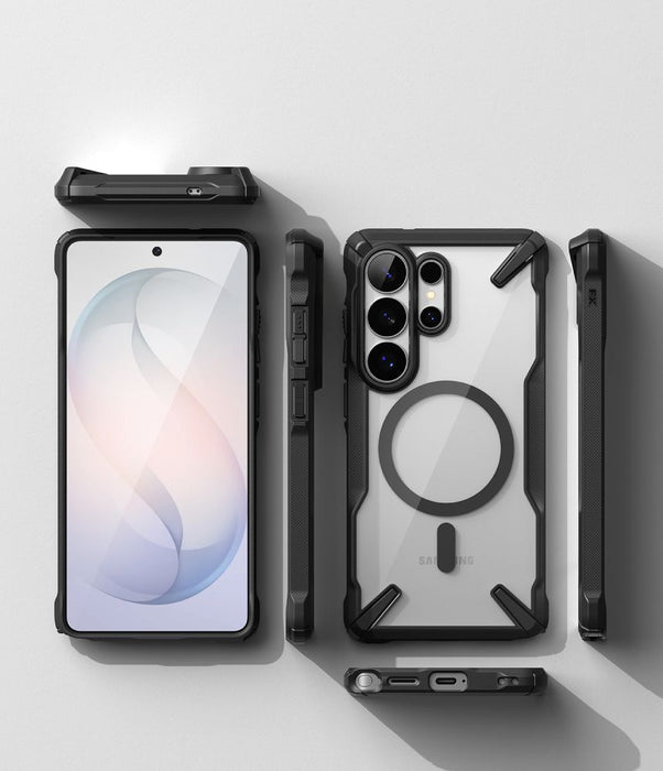 Ringke Fusion X Magnetic MagSafe Case for Samsung Galaxy S26 Ultra - Clear Black