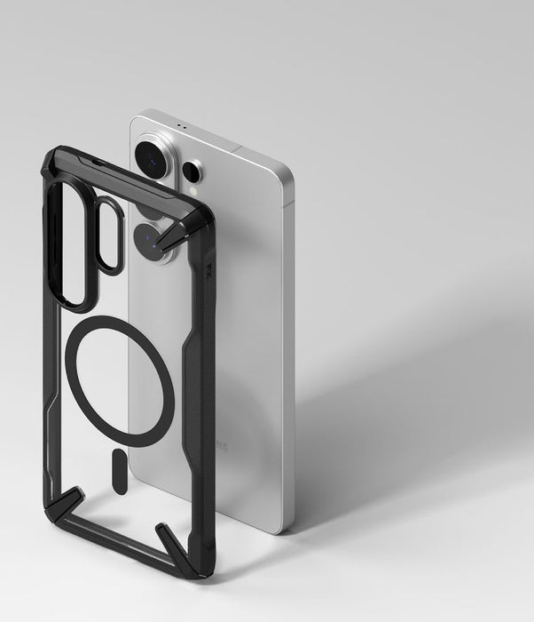 Ringke Fusion X Magnetic MagSafe Case for Samsung Galaxy S26 Ultra - Clear Black