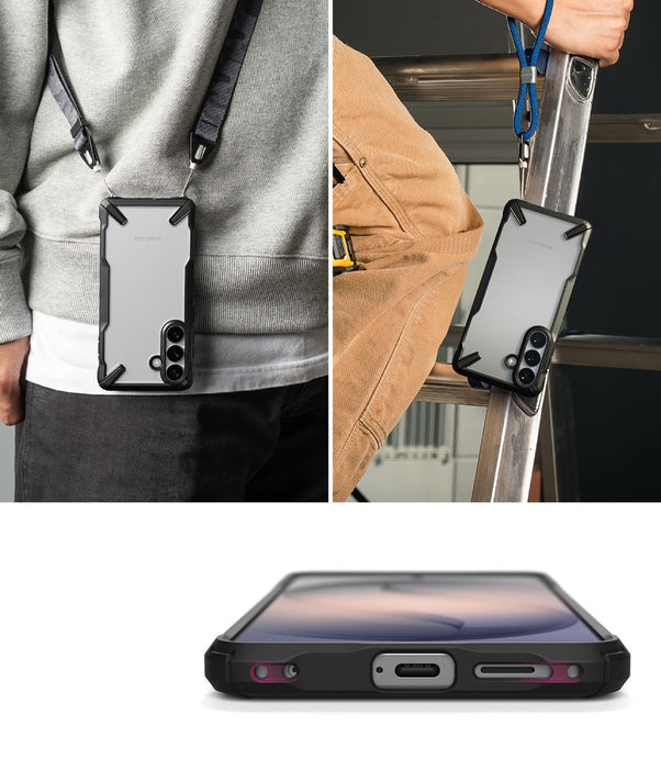 Ringke Fusion X Case for Samsung Galaxy S26+ - Transparent Black