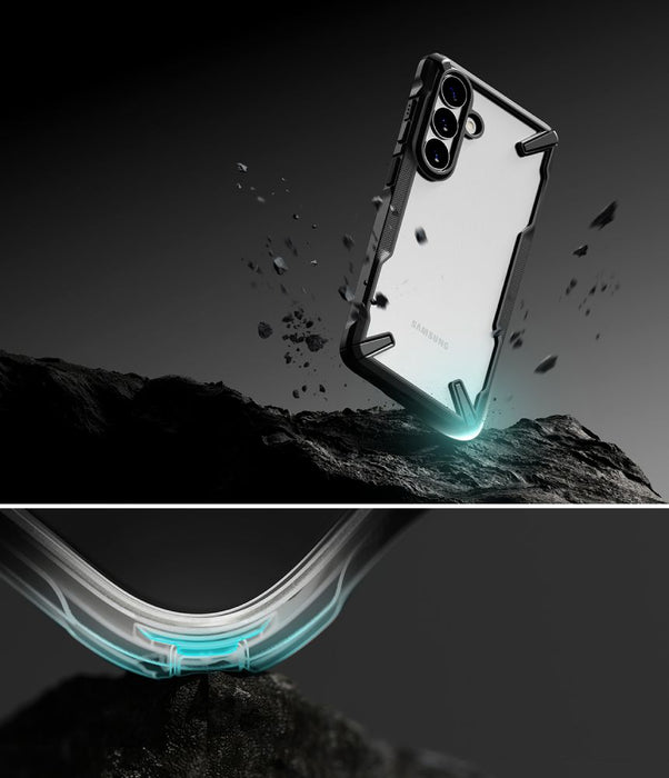 Ringke Fusion X Case for Samsung Galaxy S26+ - Transparent Black