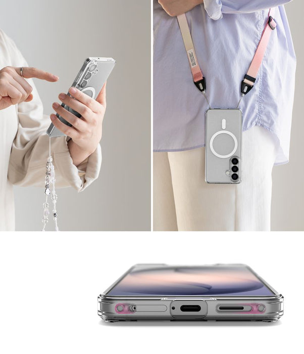Ringke Fusion Magnetic MagSafe Case for Samsung Galaxy S26 - Transparent