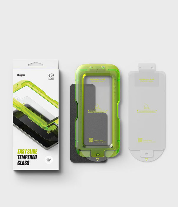 Ringke Easy Slide 2-Pack Tempered Glass for Samsung Galaxy S26