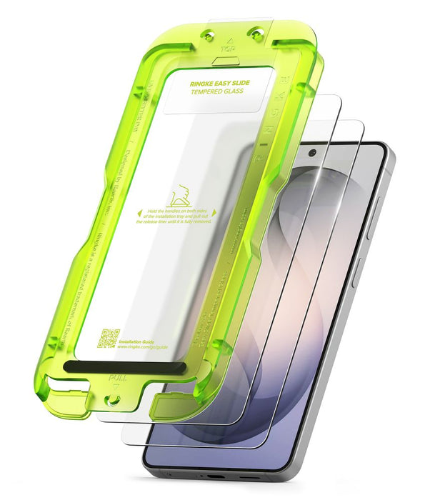 Ringke Easy Slide 2-Pack Tempered Glass for Samsung Galaxy S26