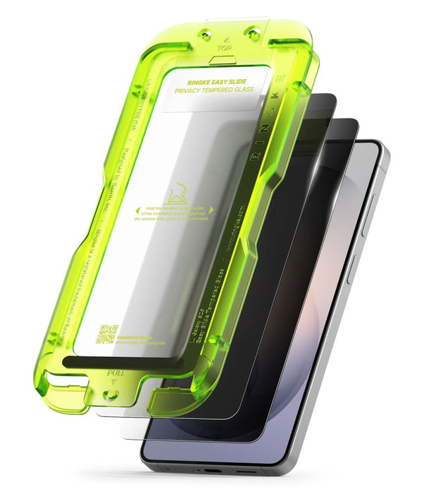 Ringke Easy Slide Privacy Tempered Glass 2-Pack for Samsung Galaxy S26