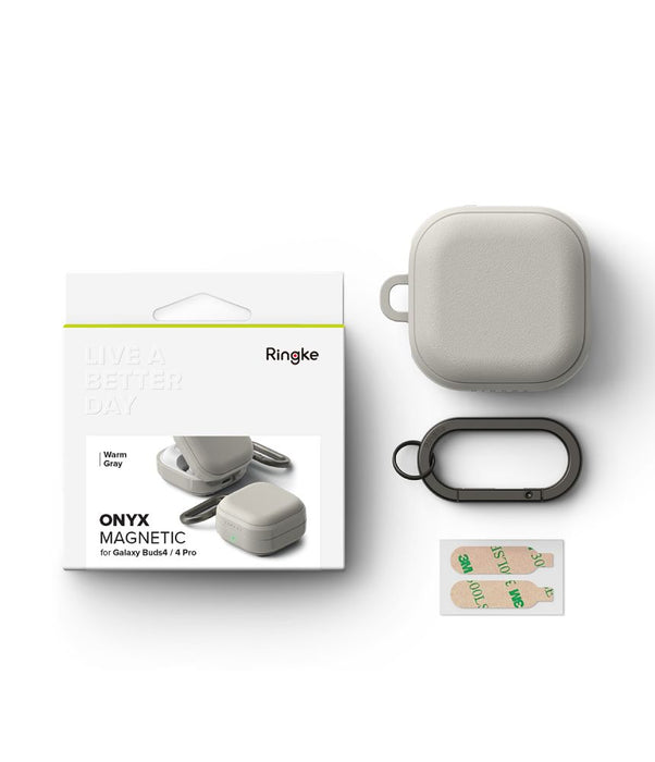Ringke Onyx Magnetic Case for Samsung Galaxy Buds 4 / 4 Pro - Gray