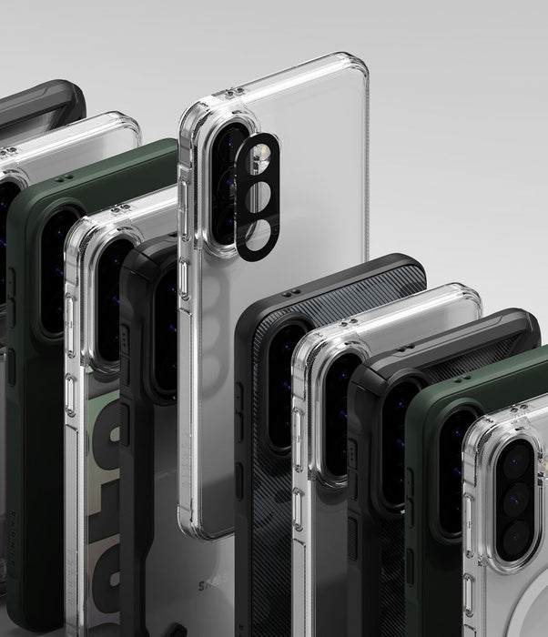 Ringke Fusion X Case for Samsung Galaxy A57 5G - Black and Gray