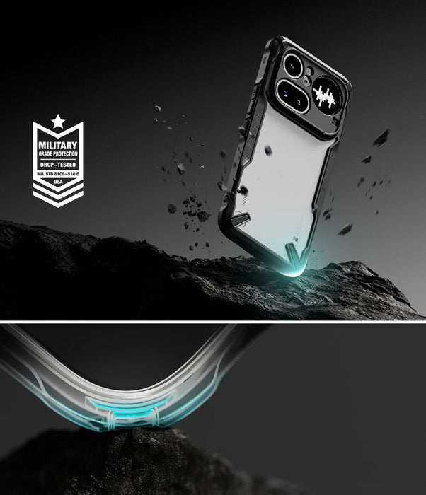 Ringke Fusion X case for Nothing Phone 4A Pro - transparent and black