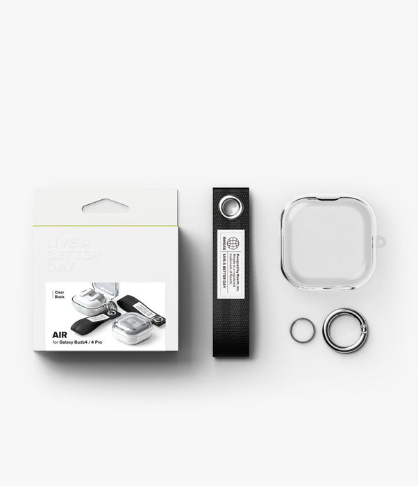 Ringke Air Case for Samsung Galaxy Buds 4 / 4 Pro - Transparent