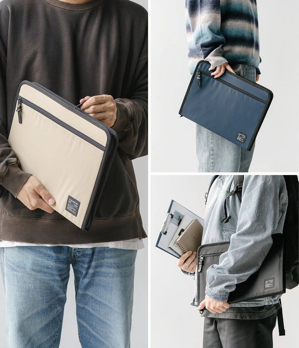 Ringke Smart Zip Pouch for a laptop up to 13&quot; with a stand - beige