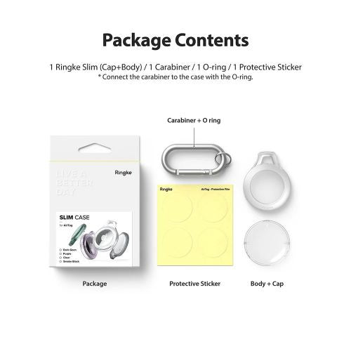 Ringke AirTag Case Slim Clear