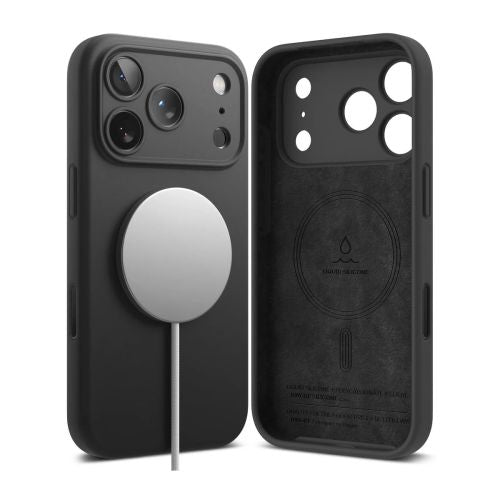Ringke Silicone Magnetic MagSafe Case for iPhone 17 Pro Max - Black