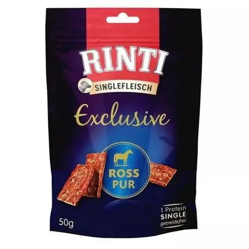 RINTI Singlefleisch Exclusive Horse - dog treat - 50g - DelicaciesDLP-PRZ<<<For the dogDLP<<<ActionPL