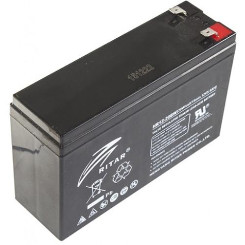 Lead-acid battery RITAR (HR12-20BW), 12V, 5Ah, High Rate, AGM 151/ 50/ 95 mm