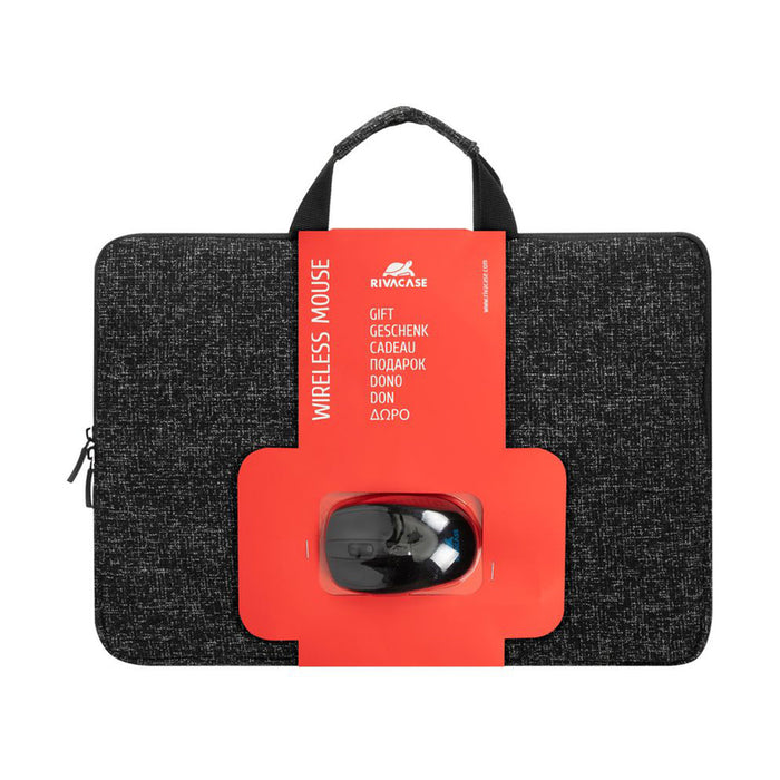 RIVACASE 15.6" CASE AND WIRELESS MOUSE 7916 BLACK