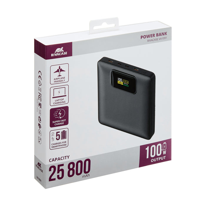 POWERBANK RIVACASE VA1091 25800 mAh 100W