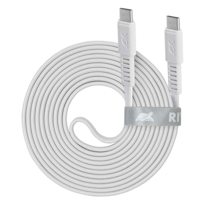 RIVACASE TYPE-C TO TYPE-C 2.1 m WHITE