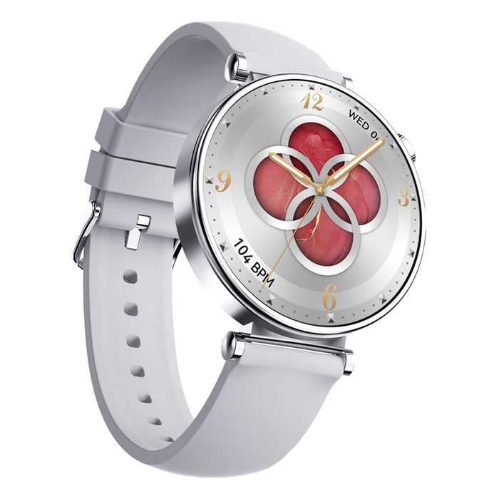 Smart Watch RIVERSONG GLOW SILVER LEATHER HEART MONITOR, SPO2