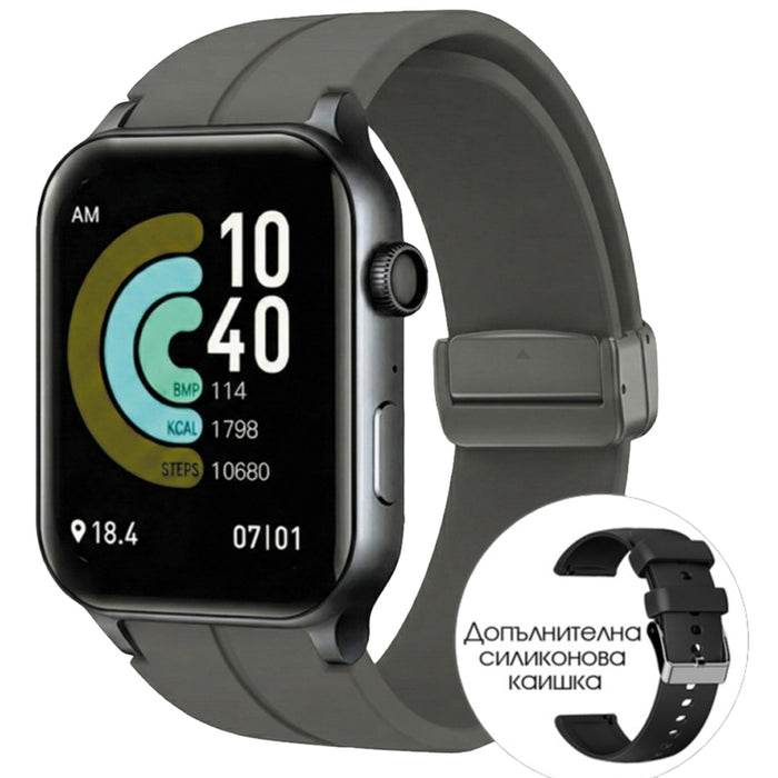 Smart watch RIVERSONG MOTIVE 9E GRAY HEART MONITOR, SPO2