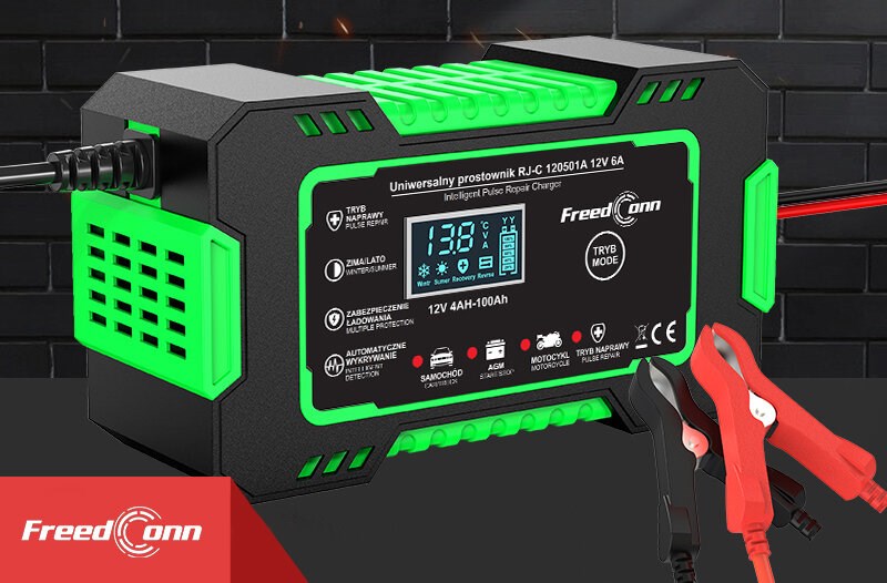 FreedConn RJ-C 120501A 12V, 6A battery charger