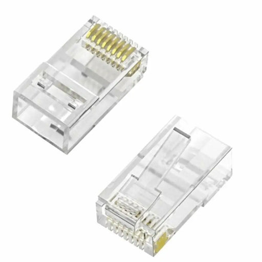 RJ45 Connector Aisens A139-0656 Transparent - Компютър Кабели и адаптери<<<Компютри| Електроника<<<BigBuy&&&Мрежови