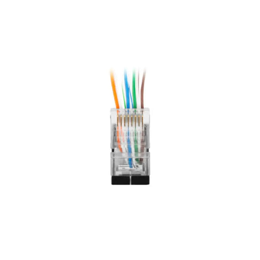 RJ45 Connector Lanberg PLS-6020EZ Transparent 20 Units - Компютър Кабели и адаптери<<<Компютри|