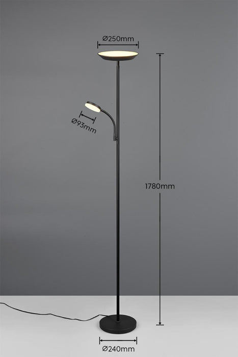 LED LAMP SPECTER 17W MET BLACK RL