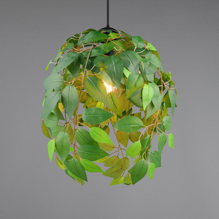 PENDULUM LEAVY 1XE27 GREEN RL