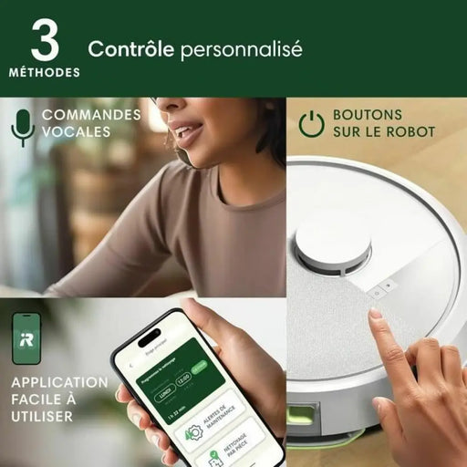 Robot Vacuum Cleaner Roomba 105 COMBO WHITE - Почистване Прахосмукачки И Гладене<<<Дом Градина<<<BigBuy&&&Прахосмукачки