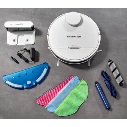 Robot vacuum cleaner ROWENTA SERIES 95 X-PLORER RR7987WH TOTAL CARE CLEANING WITH MOP WI-FI CONTROL MAPPING