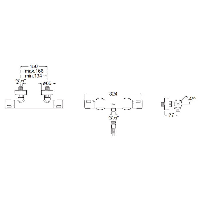 THERMOSTAT MIXER ROCA VICTORIA