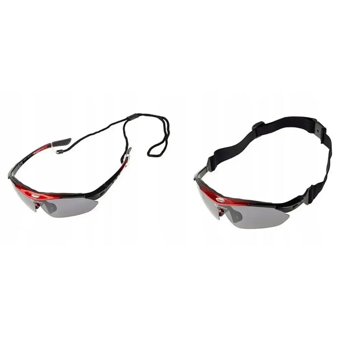 Rockbros 10001 polarizing cycling glasses - black and red - Sport products<<<HurtelXML