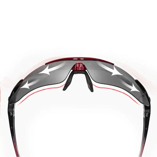 Rockbros 10001 polarizing cycling glasses - black and red - Sport products<<<HurtelXML